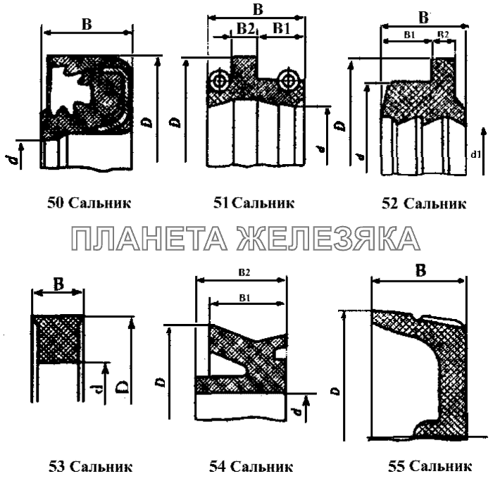 Сальники ИЖ 2126