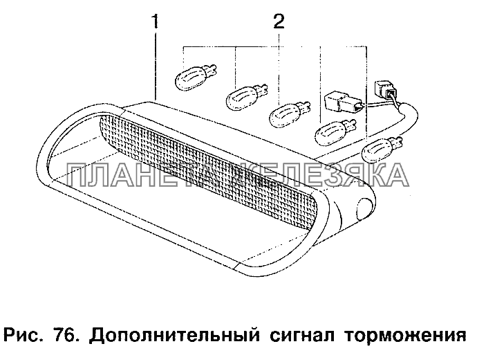 Дополнительный сигнал торможения ИЖ 2126