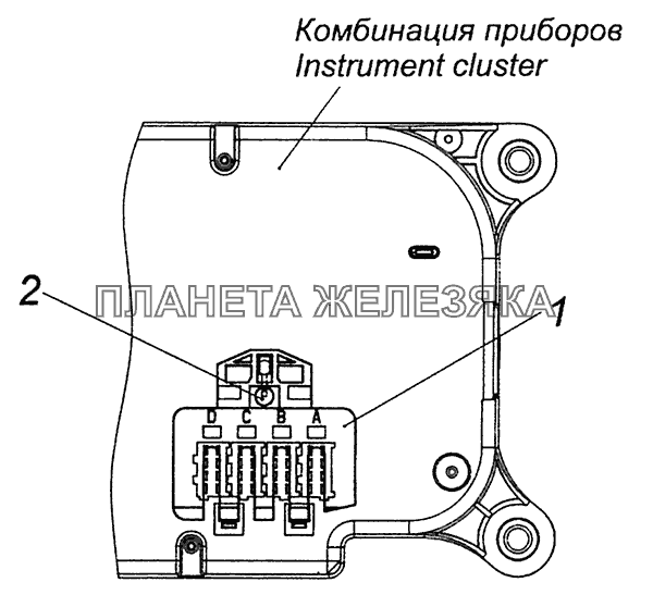 5308-3802001 Пломбировка спидометра КамАЗ-4308 (Евро 4)