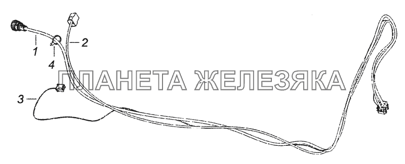 65115-3840001 Установка тахографа КамАЗ-4308 (Евро 4)
