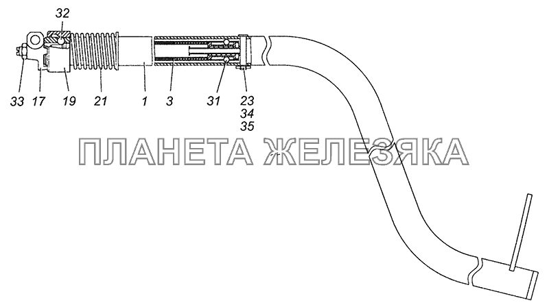 4308-1703325-82 Тяга КамАЗ-4308 (Евро 4)