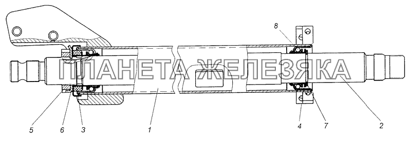 6520-3444010-19 Колонка рулевого управления КамАЗ-4308 (Евро 3)