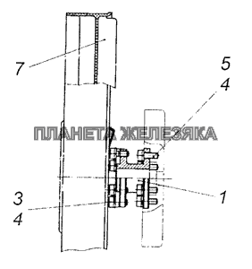 43085-1308005 Установка вентилятора с вязкостной муфтой КамАЗ-4308 (Евро 3)