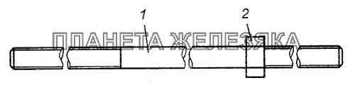Тяга крепления радиатора в сборе Э4308-1302034 КамАЗ-4308