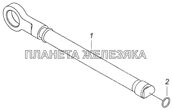 5320-1602568 Толкатель поршня главного цилиндра КамАЗ-43253 (Часть-1)