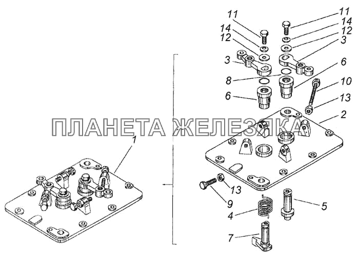 Крышка регулятора верхняя КамАЗ-4326