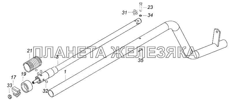 43085-1703325 Тяга КамАЗ-5308 (Евро 4)
