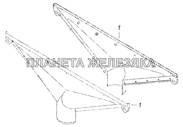5320-8102030 Сопло обдува ветрового стекла КамАЗ-5308 (Евро 3)