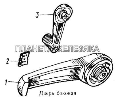 Дверь боковая КамАЗ-5315