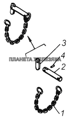 Шпилька стопорная КамАЗ-5360