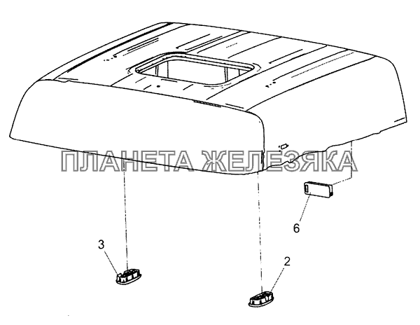 0000-3714001 Установка электрооборудования кабины КамАЗ-5490