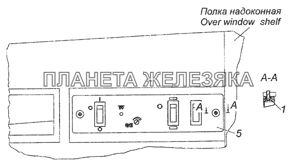 65228-3741060 Установка таймера КамАЗ-6460 (Евро 3, 4)