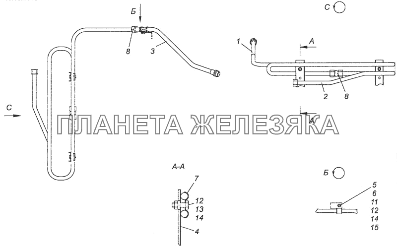 65201-3506174-07 Охладитель КамАЗ-6460 (Евро 4)