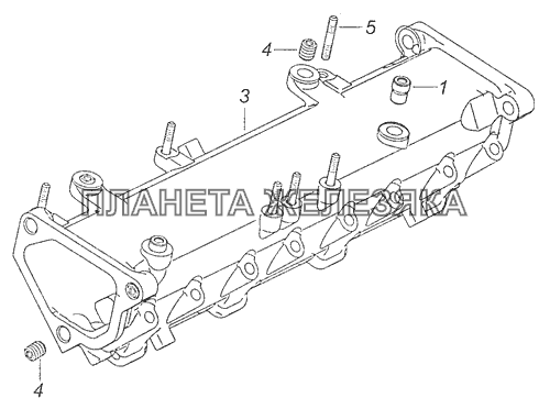 740.90-1115012-20 Коллектор впускной правый КамАЗ-65111 (Евро 4)