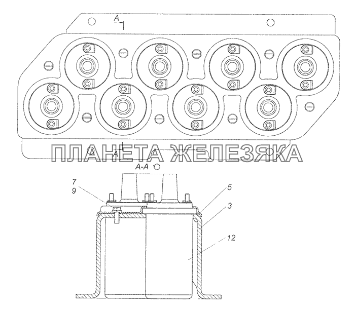 820.52-3700700 Катушка зажигания в сборе КамАЗ-65115, 65116 (Евро-4)