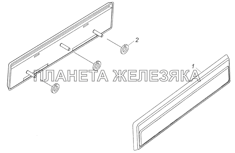 43118-8212008-01 Установка боковых заводских знаков КамАЗ-65115 (Евро-3)
