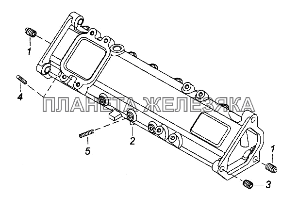 Корректор впускной правый КамАЗ-65116