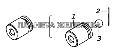 Клапан обратный КамАЗ-65116