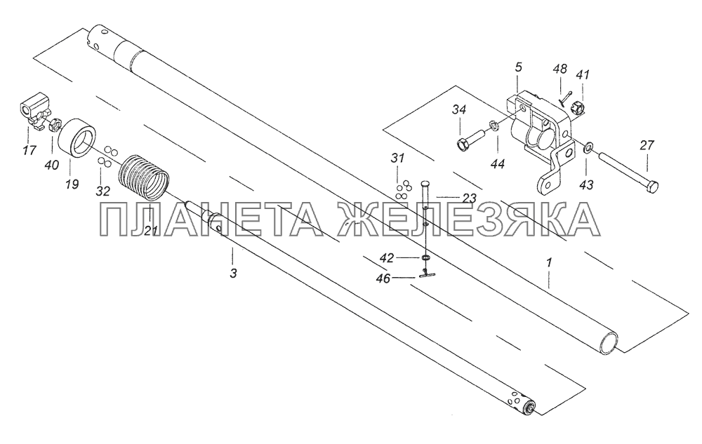 6520-1703325-60 Тяга КамАЗ-6520 (Euro-4)