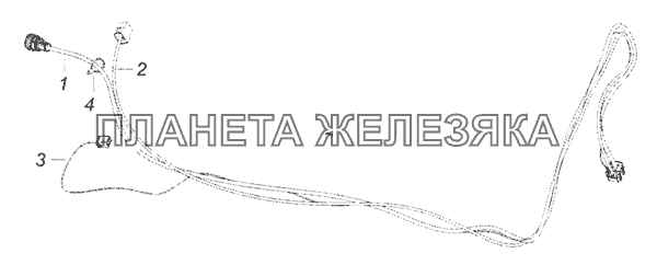 65115-3840001 Установка тахографа КамАЗ-6520 (Euro-4)