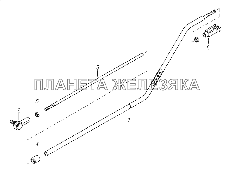 6520-1108040 Толкатель КамАЗ-65201 Евро 2-3
