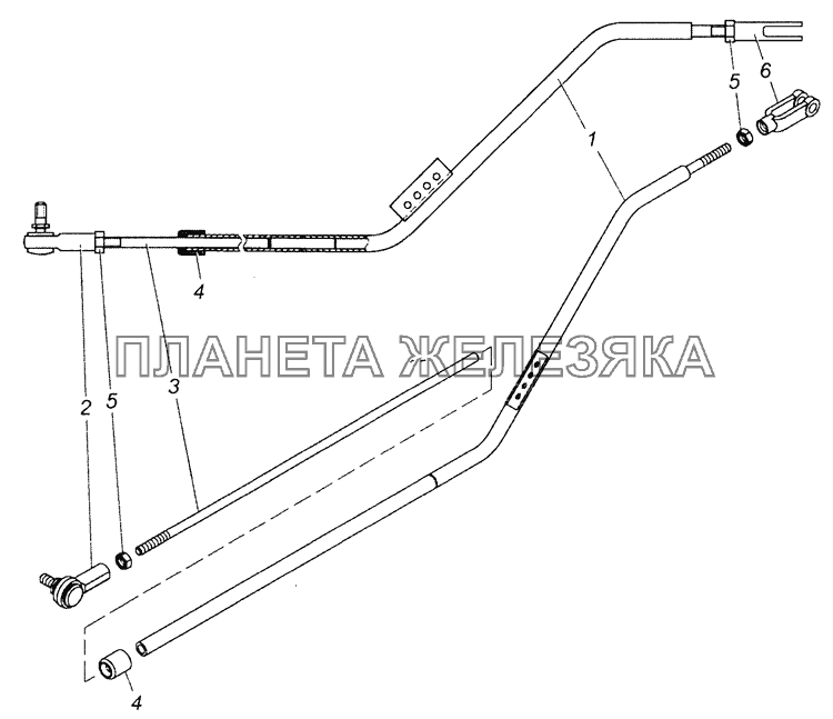 6520-1108040-10 Толкатель КамАЗ-65201 Евро 2-3