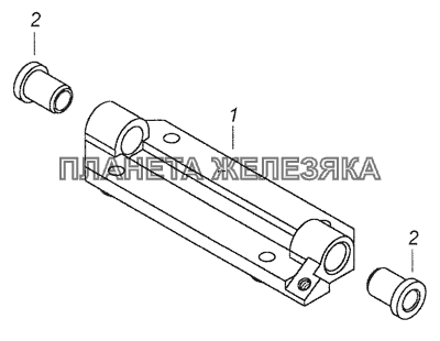 7406.1108038 Кронштейн вала привода КамАЗ-65201 Евро 2-3