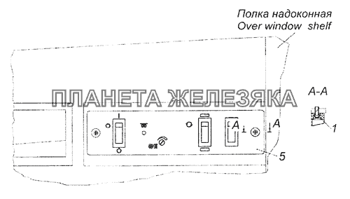 65228-3741060 Установка таймера КамАЗ-65201 Евро 2-3