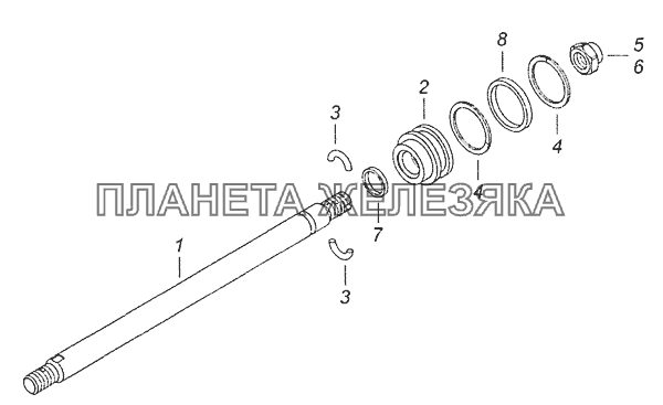 4310-5003038 Поршень КамАЗ-65201 Евро 2-3