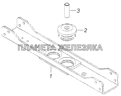 6520-1001009-10 Балка передней опоры КамАЗ-65201 Евро 2-3