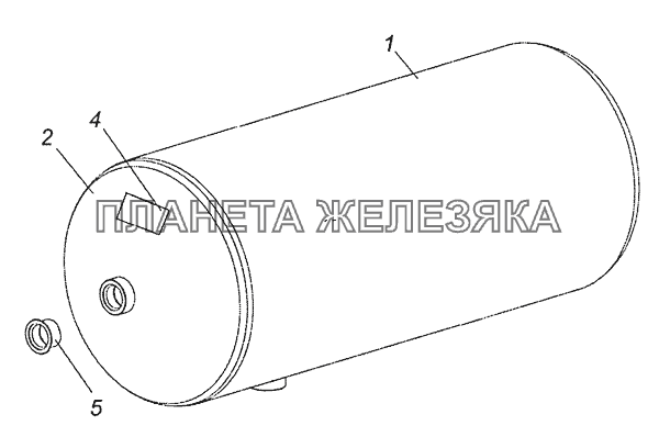 53205-3513015 Ресивер КамАЗ-6522 (Евро-4)