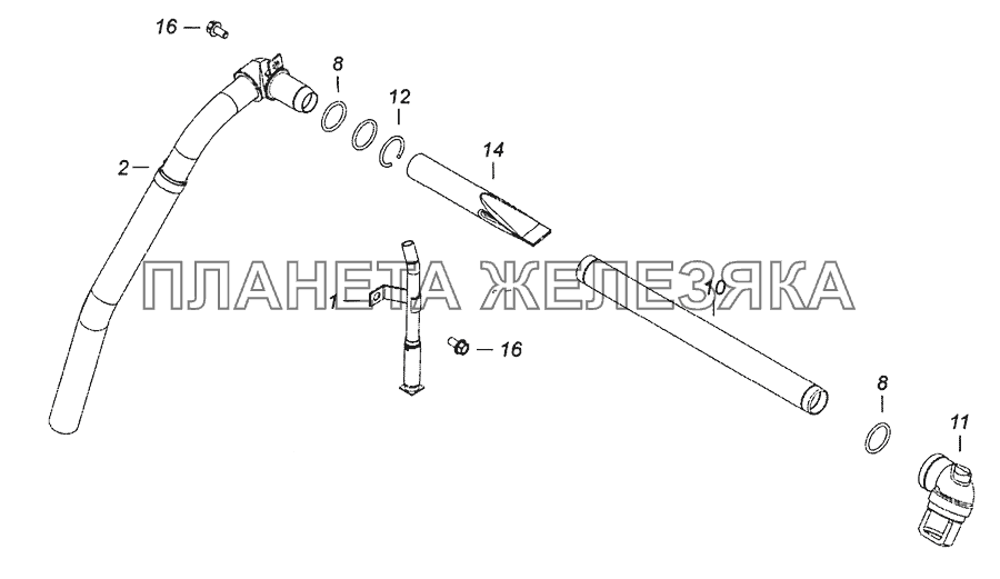 740.63-1014100 Установка системы вентиляции КамАЗ-6522 (Евро-4)