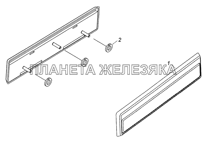 53229-8212008-01 Установка заводских боковых знаков КамАЗ-6522 (Евро-4)