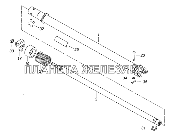 6540-1703325-06 Тяга КамАЗ-6522 (Евро-4)