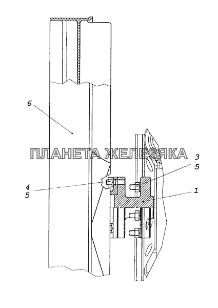 6522-1308005-99 Установка вентилятора с вязкостной муфтой КамАЗ-65226