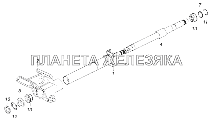 53205-3444009-30 Рулевая колонка КамАЗ-65226