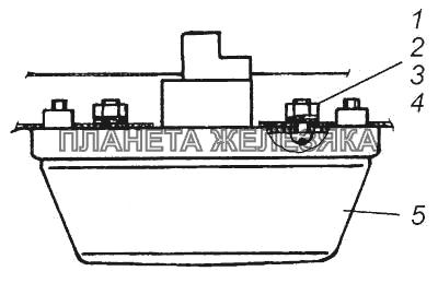 Установка бокового повторителя указателя поворота КамАЗ-6540