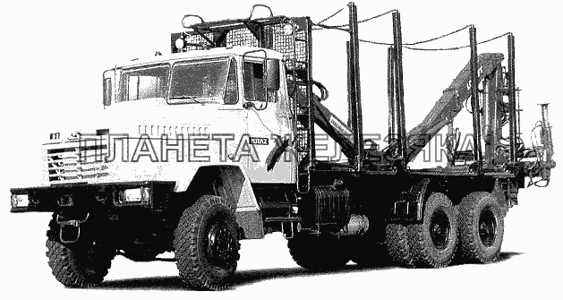 Общий вид автомобиля КрАЗ-6133М6 КрАЗ-64372, 6133М6