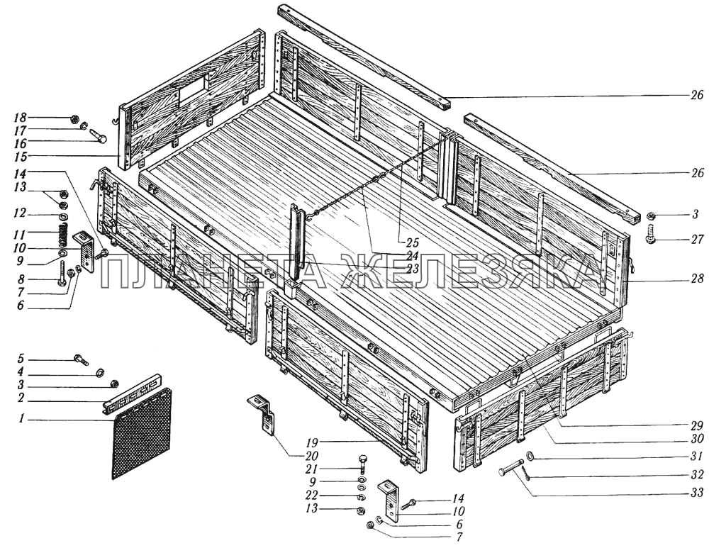 Платформа КрАЗ-65101 КрАЗ-6510
