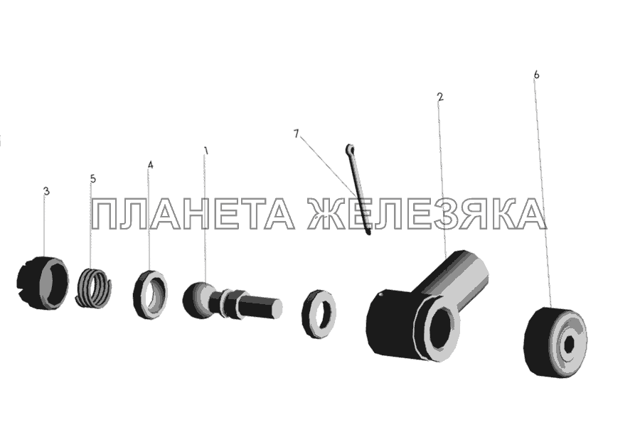 Наконечник 6422-1703250 МАЗ-437030 (Зубренок)