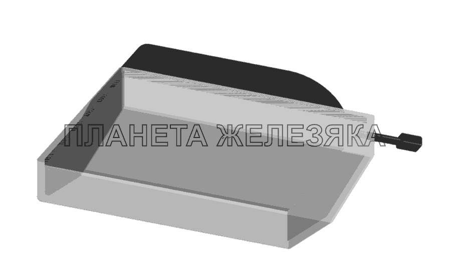 Установка плафона освещения кабины 437040-3700076-020 МАЗ-437030 (Зубренок)