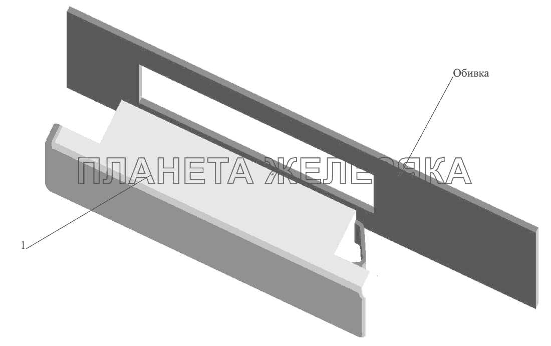 Установка плафона освещения МАЗ-437040 (Зубренок)