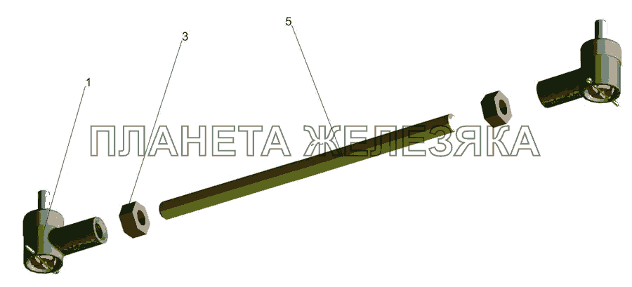Тяга 6422-1703490-01 МАЗ-437043 (Зубренок)