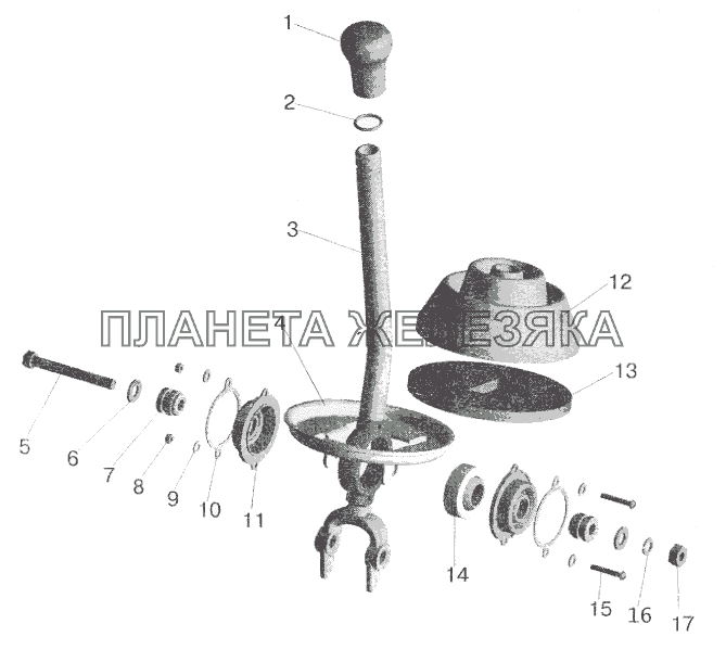 Рычаг МАЗ-5432
