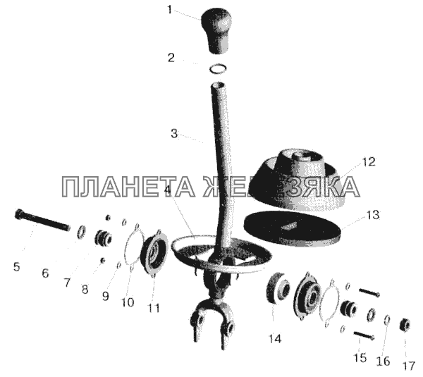 Рычаг МАЗ-543202