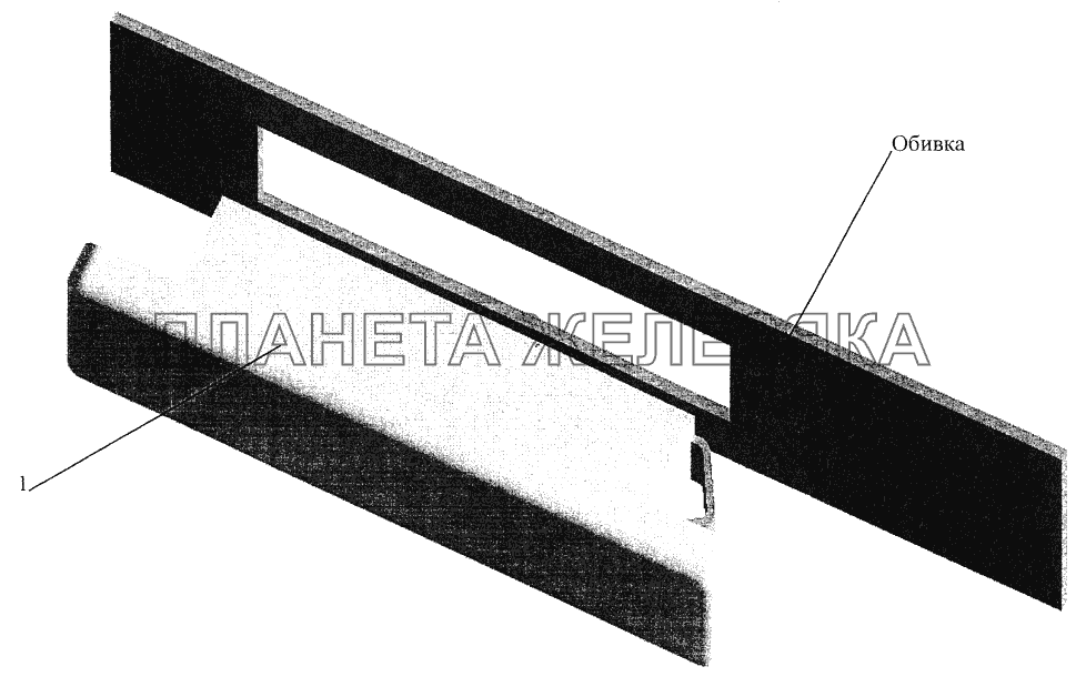 Установка плафонов освещения МАЗ-544069