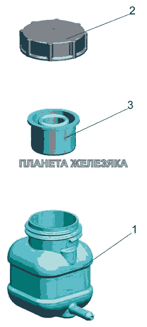 Бачок 64221-1602560 МАЗ-5440B5