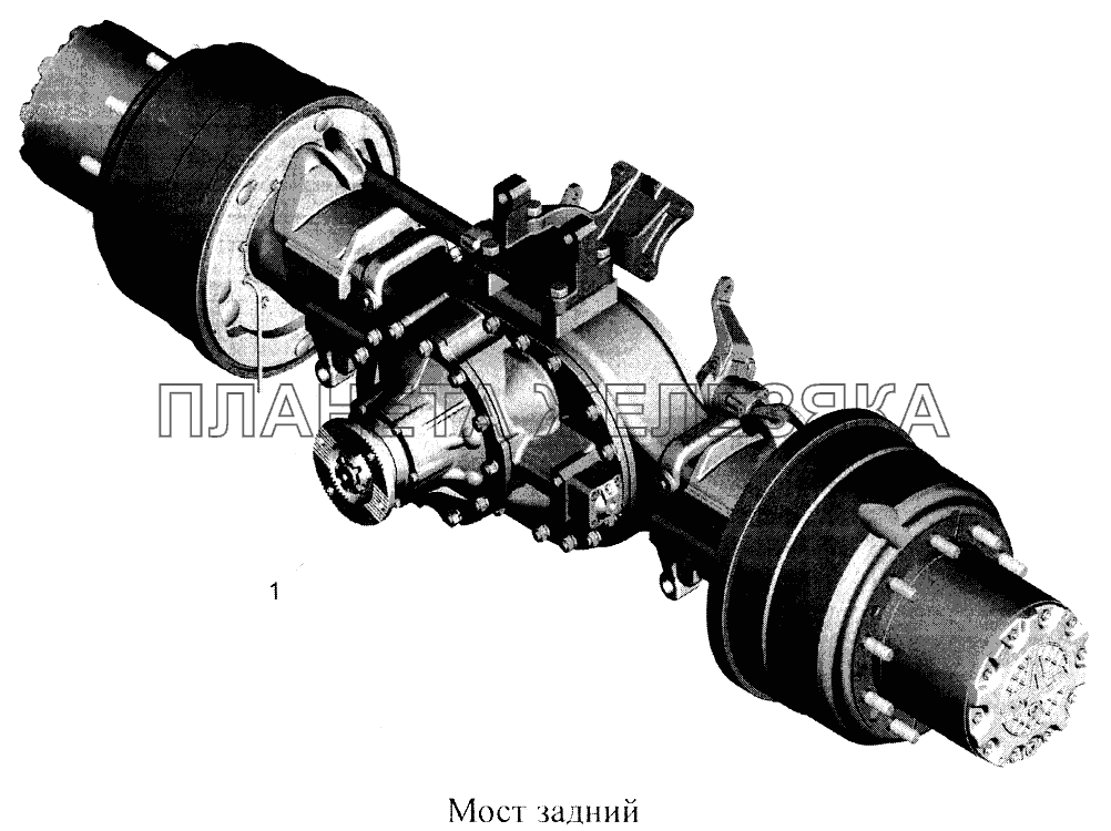 Мост задний МАЗ-5516А5