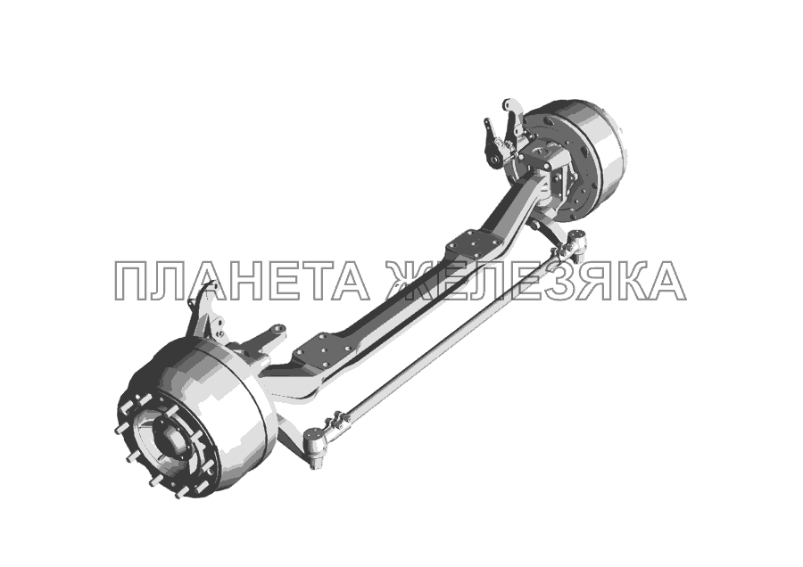 Передняя ось МАЗ-555142