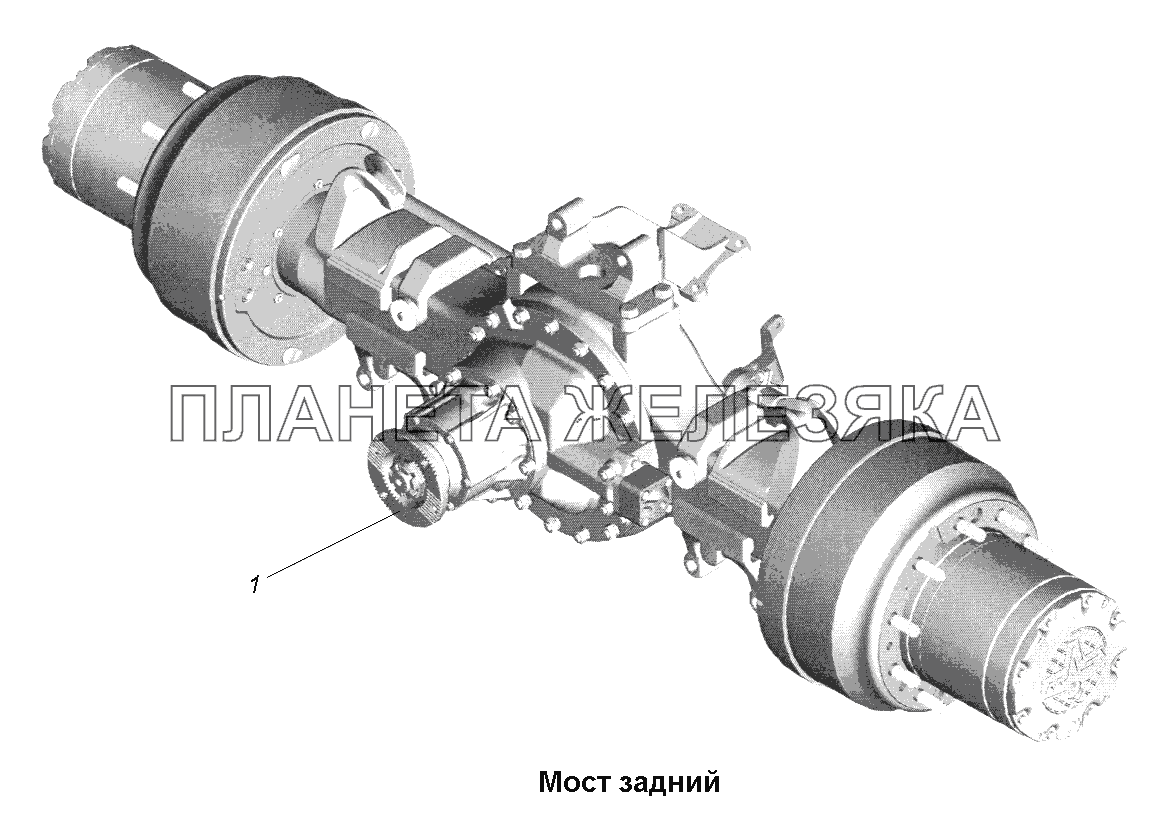 Мост задний\Мост задний (2) МАЗ-631705, 631708